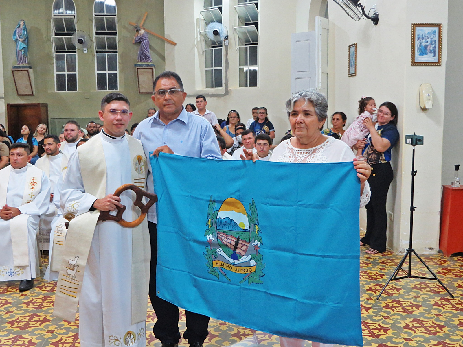 Posse do novo Pároco da Paroquia de Almino Afonso